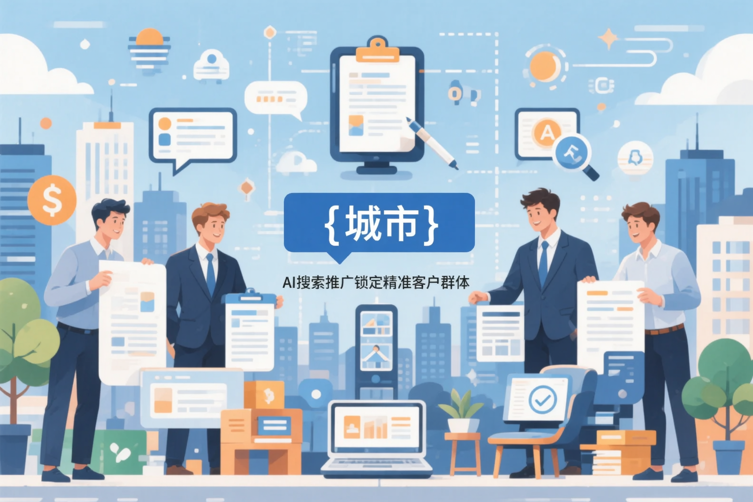 吴忠公司如何用AI搜索推广锁定精准客户群体
