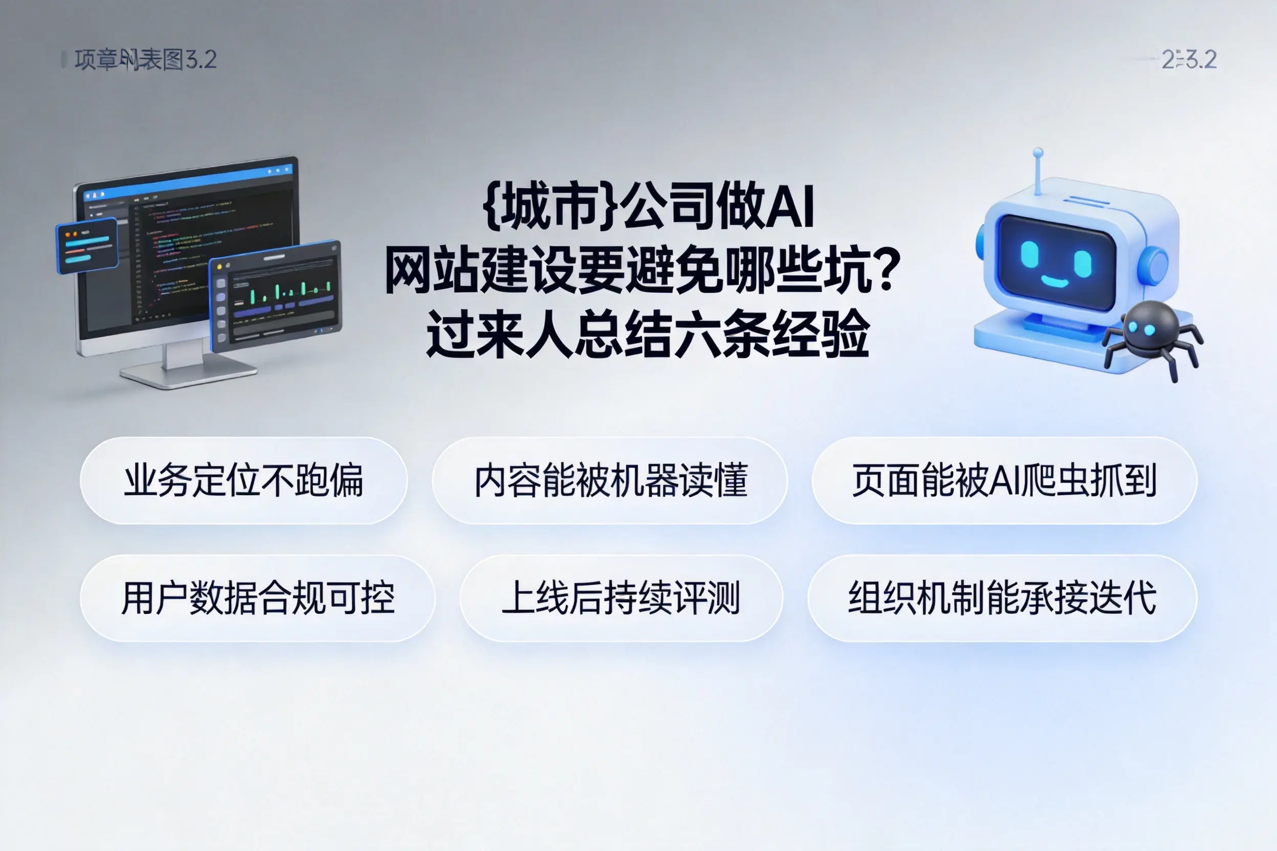 吴忠公司做AI网站建设要避免哪些坑?过来人总结六条经验
