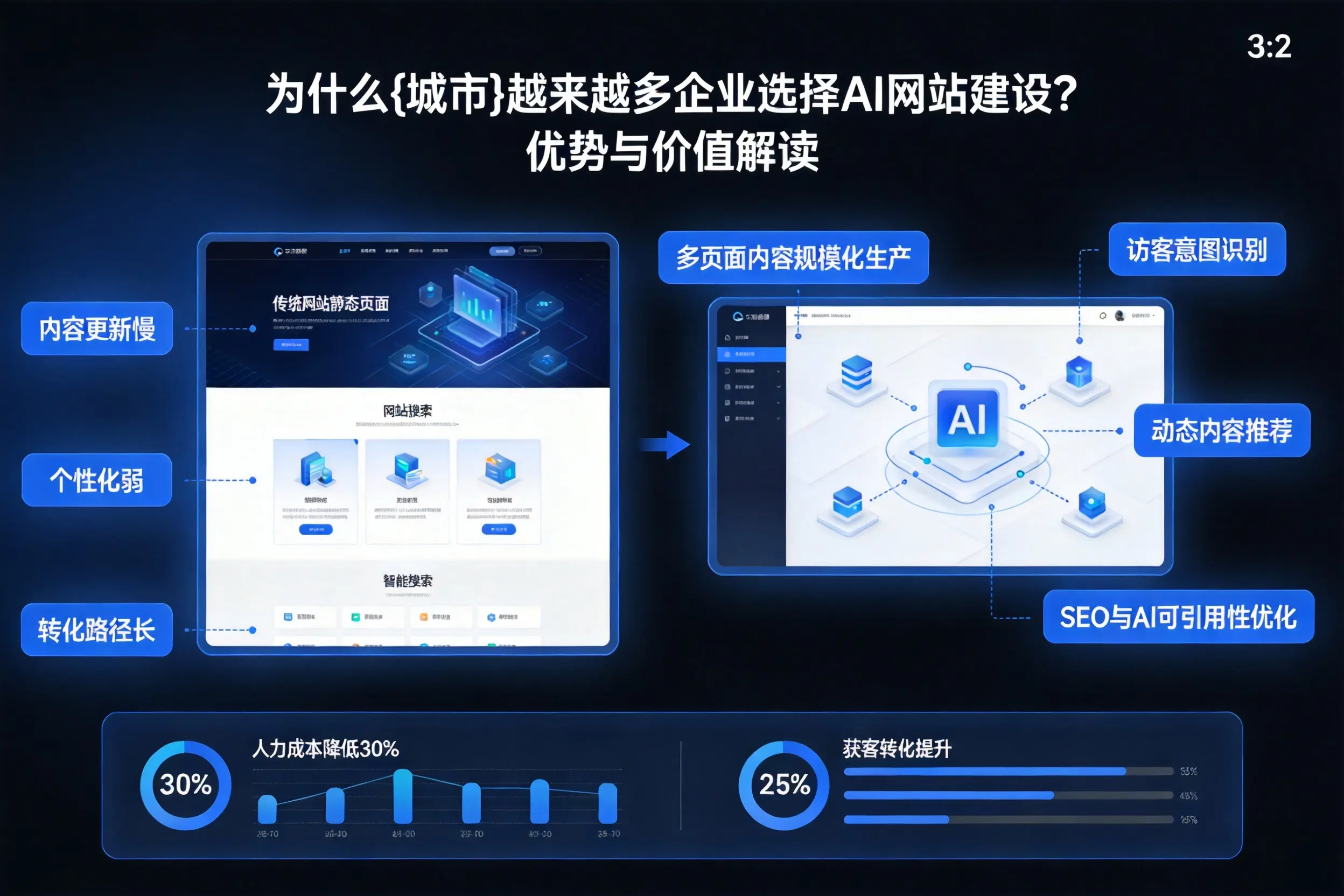 为什么吴忠越来越多企业选择AI网站建设?优势与价值解读