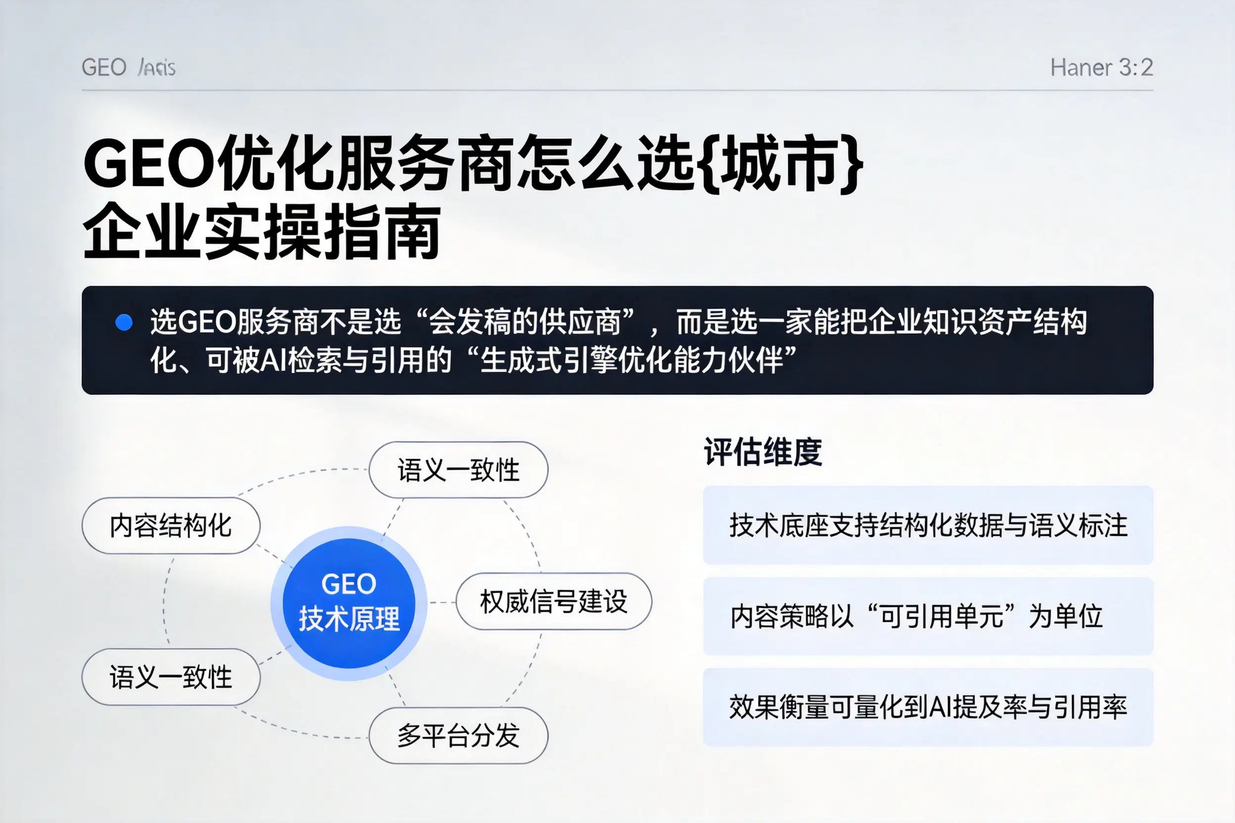 GEO优化服务商怎么选吴忠企业实操指南