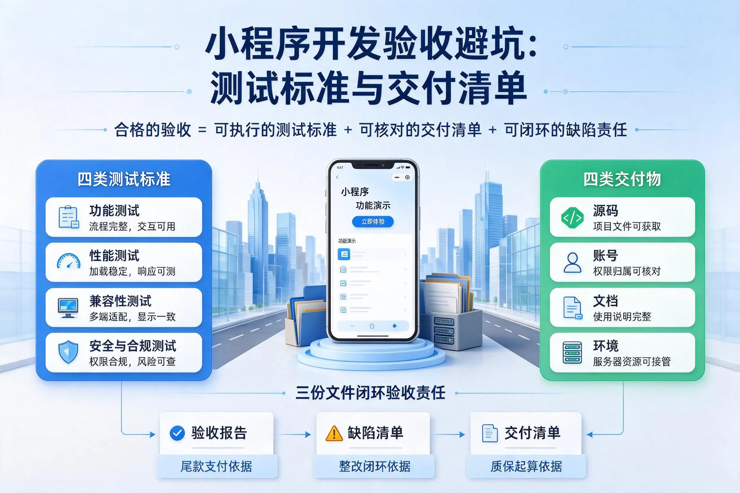 吴忠小程序开发验收避坑：测试标准与交付清单