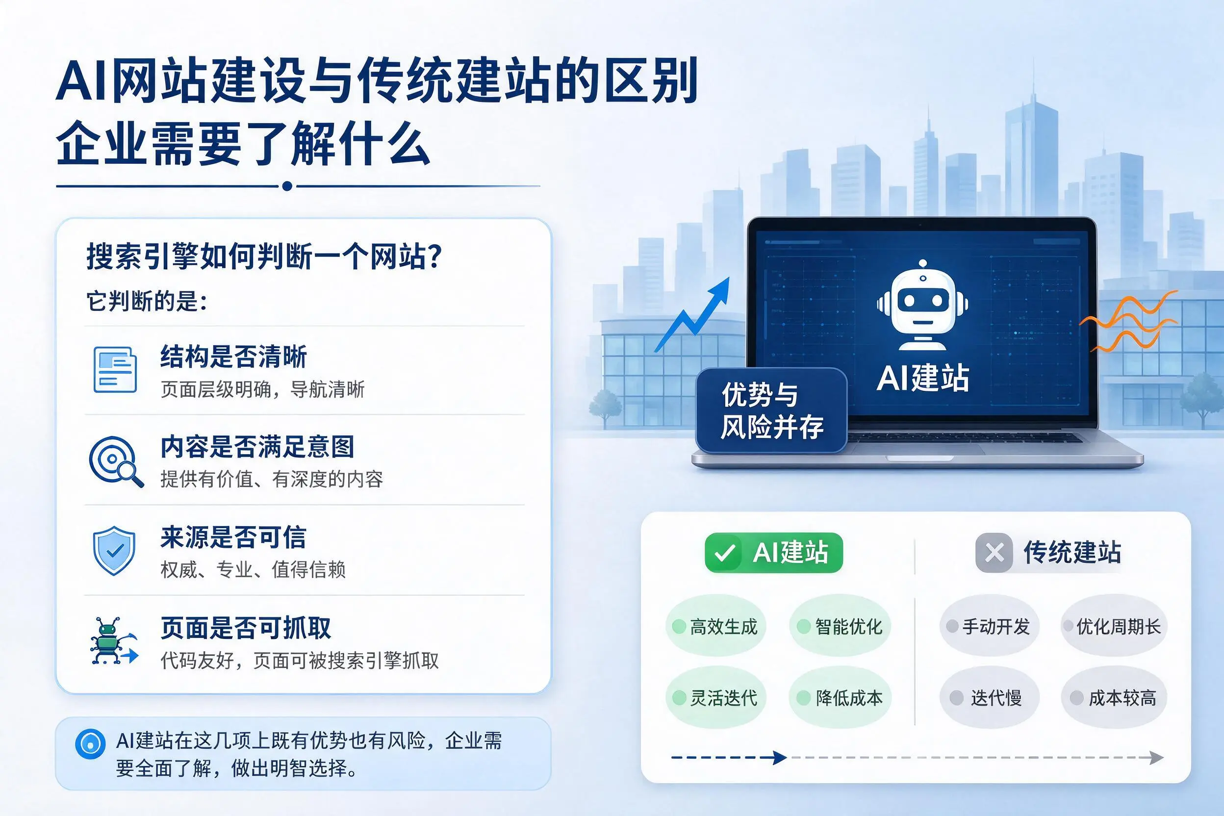 AI网站建设与传统建站的区别,吴忠企业需要了解什么