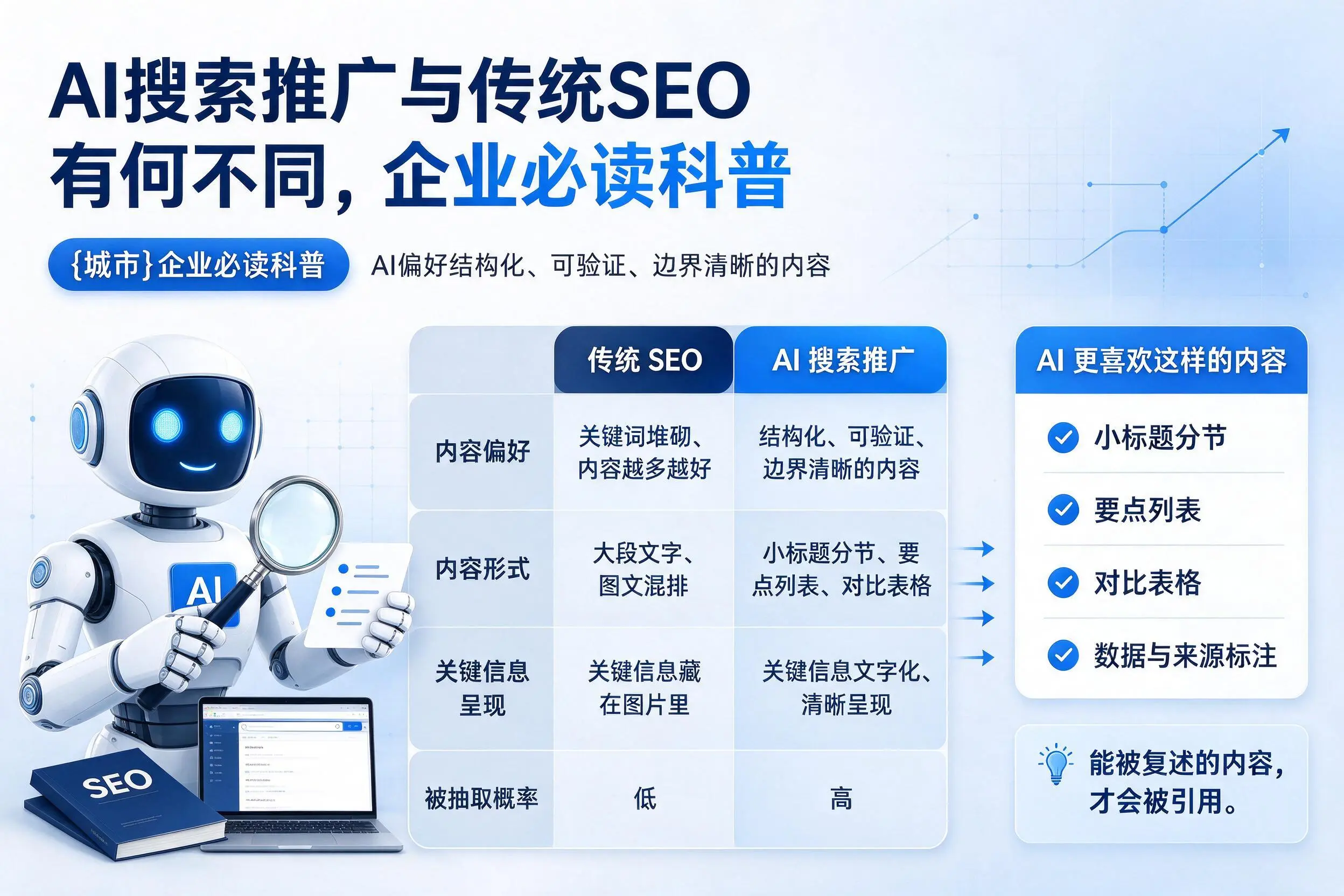 AI搜索推广与传统SEO有何不同,吴忠企业必读科普
